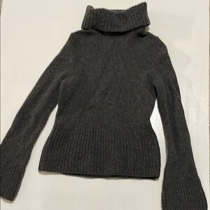 Charcoal Turtleneck Sweater